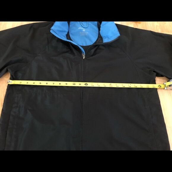 EDDIE BAUER Windbreaker Full Zip Black/Blue Jacket - Picture 4 of 7